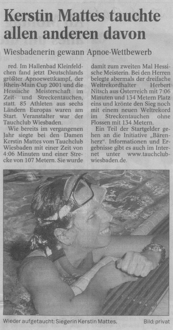 Wiesbadener Tagblatt 2001