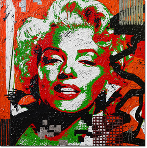 Marilyn in der Serie Faces